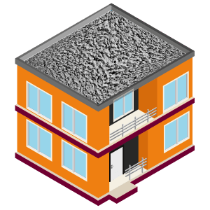 Concrete voids repair illustration
