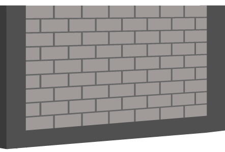 Concrete voids repair illustration