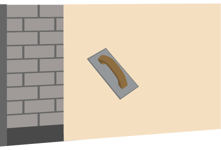 Concrete voids repair illustration