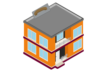 Concrete voids repair illustration