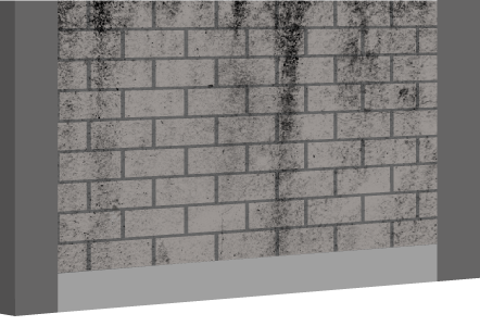 Concrete voids repair illustration