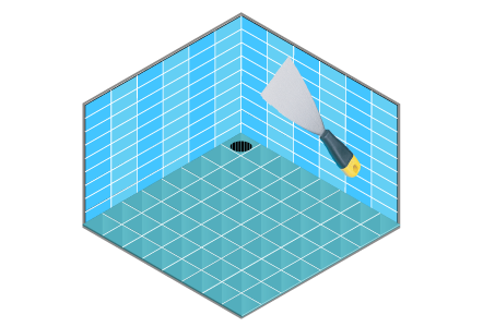 Concrete voids repair illustration