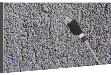 Concrete voids repair illustration