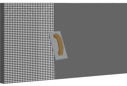Concrete voids repair illustration