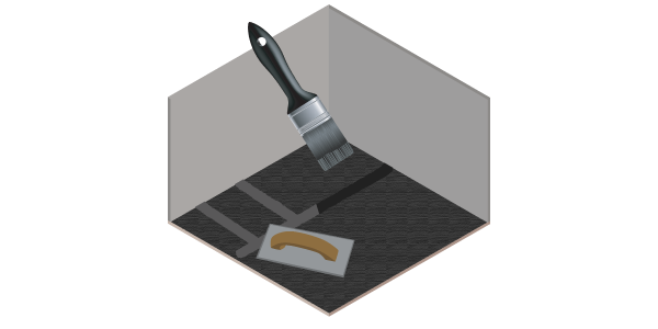 Concrete voids repair illustration