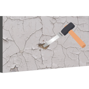 Crack Filling Of Hair Line Cracks