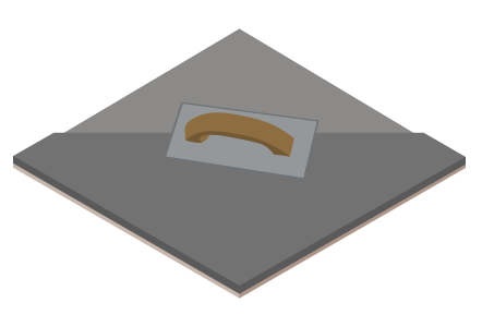 Concrete voids repair illustration