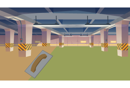 Concrete voids repair illustration