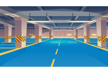 Concrete voids repair illustration