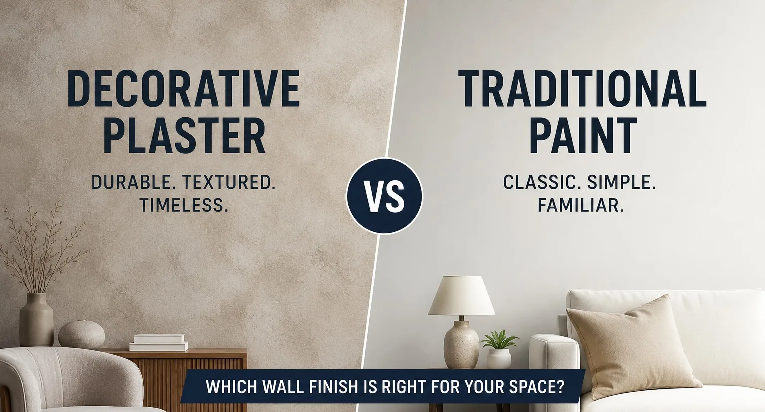 Decorative Plaster Vs Traditional Paint