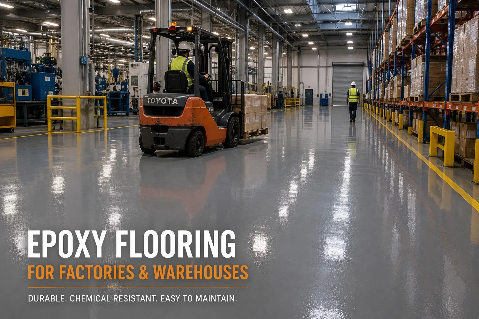 Epoxy Flooring Factories Warehouses