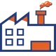 Icon of an industrial building