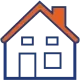 Icon of a residential house