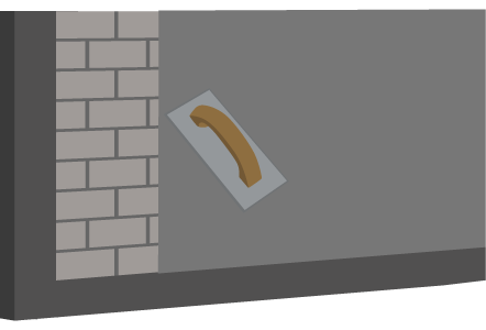Concrete voids repair illustration